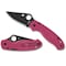 Spyderco Reveal 14, Para 3 Pink Lightweight Black Blade Living Beyond Breast Cancer, Plain Edge SPY-C223PPNBK - alternate 1